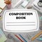 3 Pcs Composition Book Bulletin Board Paper (Black, White) 23.6 x 15.8